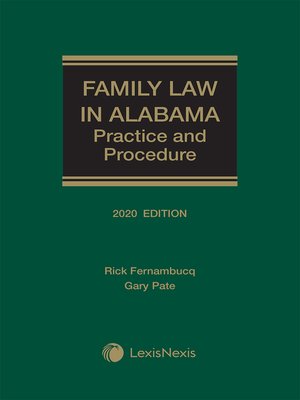 cover image of Family Law in Alabama